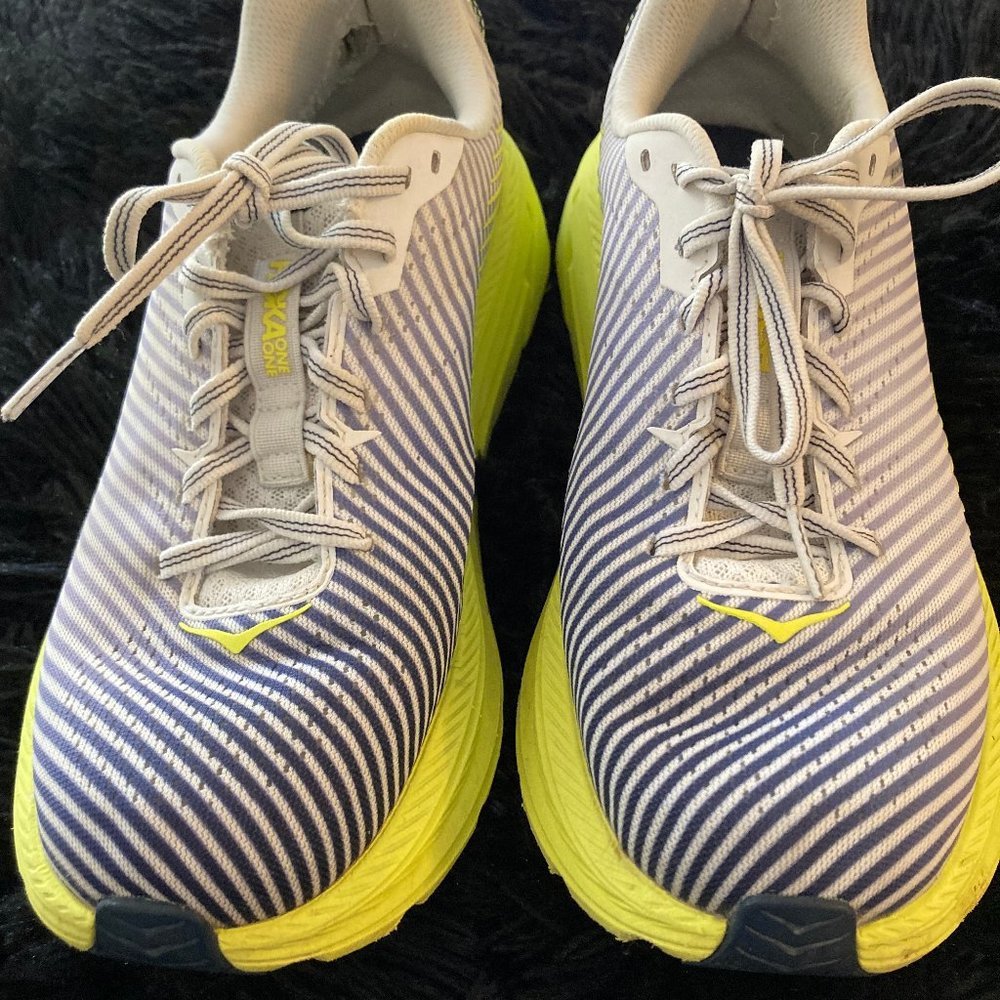 Hoka Women's Athletic Shoes - Blue and Yellow